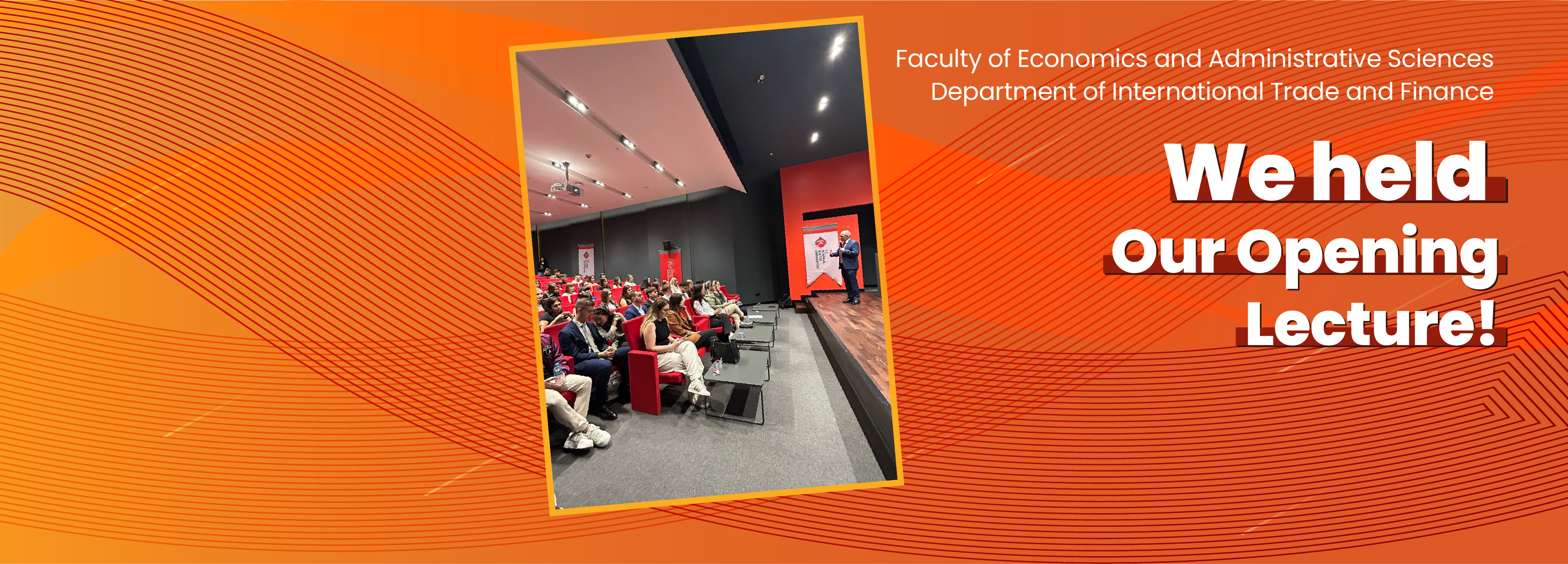 We Held Our Opening Lecture!