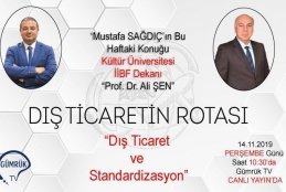 Prof. Dr. Ali Şen Gümrük TV’deki “Dış Ticaretin Rotası” İsimli Programa Katıldı